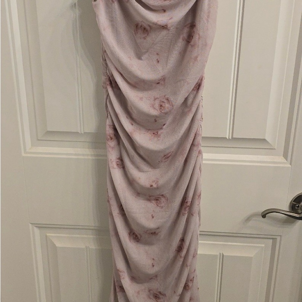 Bundle of three floral sleeveless long dresses